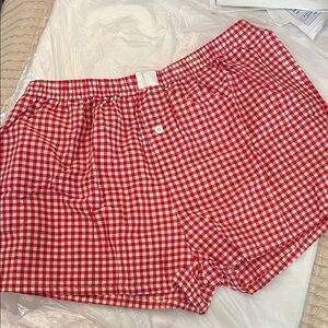 Red Gingham Women’s Shorts